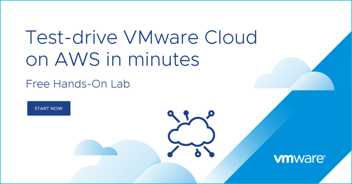 VMware Cloud On AWS Lightning Hands On Lab Reza Rafiee S Blog