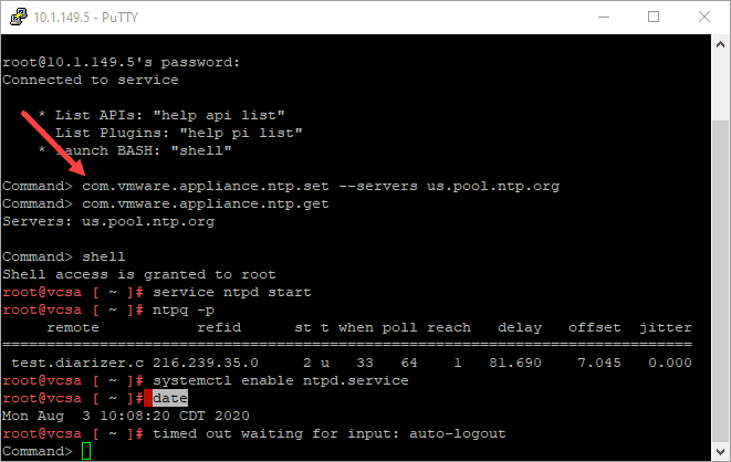 Ntp Error Upgrading Vcenter Server Vcsa 67 To 70 Reza Rafiees Blog