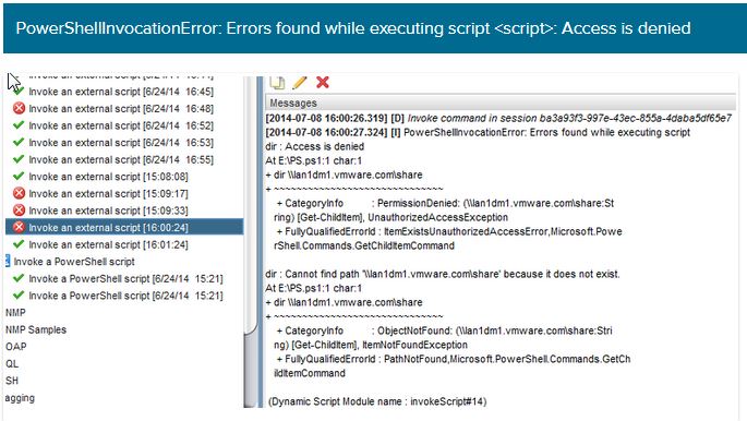 Troubleshooting Tips: Orchestrator PowerShell… – vmware articles
