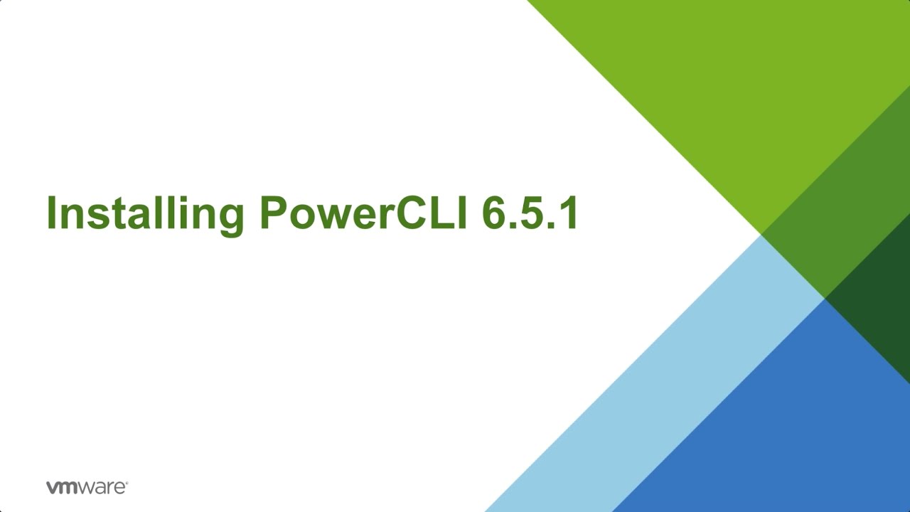 VMware PowerCLI 6.5.1 Installation Walkthrough | virtualsheng.com ...