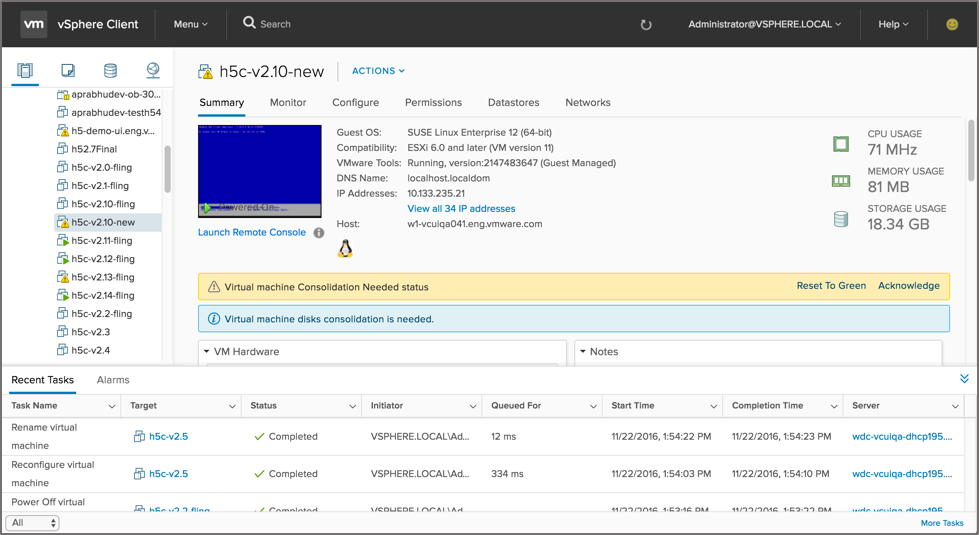 Vsphere 6.5 slot size chart