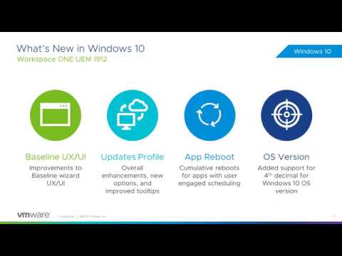 Vmware Workspace One 1912 What S New Gansercom