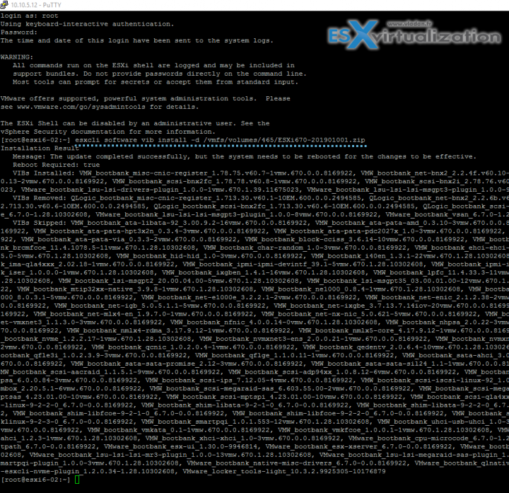 How to Install latest ESXi VMware Patch [Guide] JPerformer_blog_site