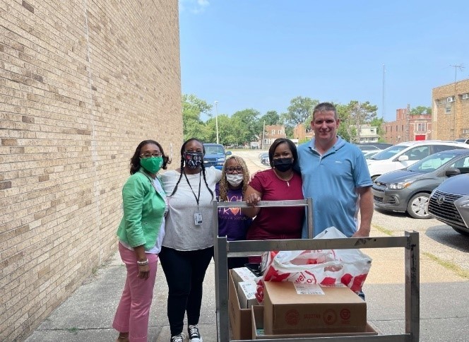 Gary Works & Midwest Plant Employees Donate Supplies to Two Local Schools