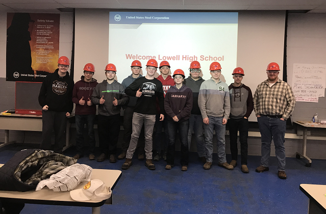 U. S. Steel Welcomes Lowell High School Students for Tour of Gary Works