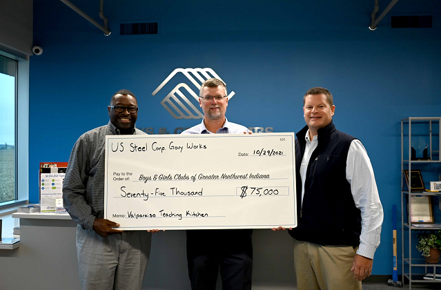 U. S. Steel Gary Works Donates $75,000 to Local Boys & Girls Club