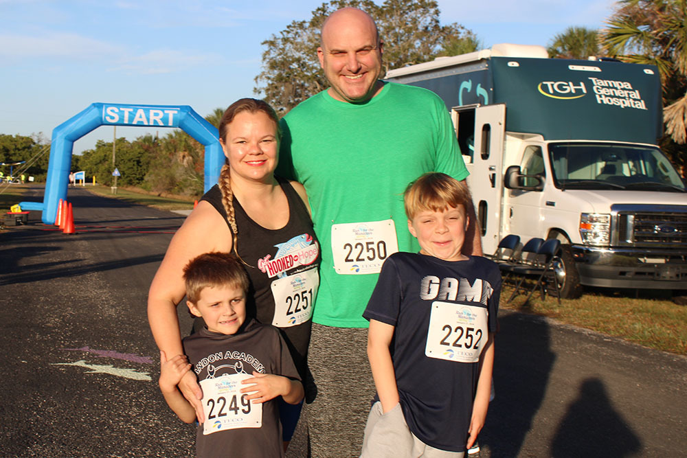 Photo of Kristin Mora and family.